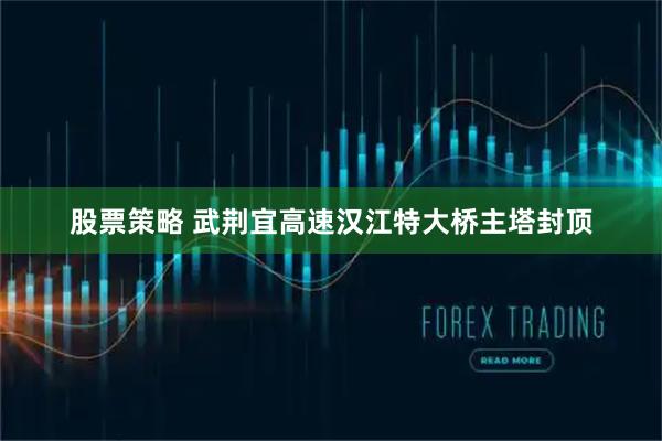 股票策略 武荆宜高速汉江特大桥主塔封顶